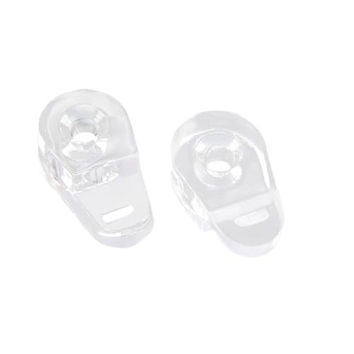 40 st Plastic Glazen Panel Clips, Glazen Cabinet Clips, Bevestiging Clips voor het bevestigen van glazen Cabinet Deuren, Geschikt voor 3-4mm Dik glas