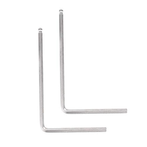 Gitaarsleutel, 2 stuks Metal Wrench Tool 4mm/5mm Ball End voor Martin Acoustic Guitar(5mm-Silver) 5