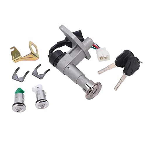ontstekingssleutelset, 4 Wires ontsteking Lock Metaallegering Universeel voor GY6 4 Stroke Scooter bromfiets ontsteking schakelen, populair