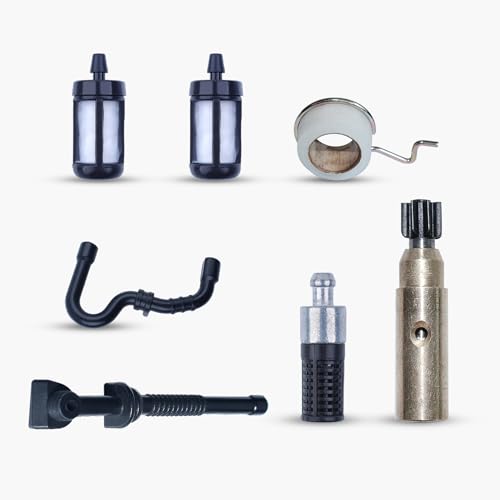 Oliepomp Worm Gear Oil Line Filter Brandstoflijn Filters voor Stihl 017 018 MS180 MS170 MS 170 180 Kettingzaag Vervanging Reserveonderdelen