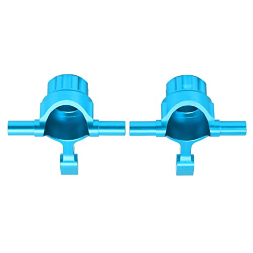 Tt02 Lenkungsset Aluminium Voorkant Knokkelarmen Stuurbeker voor Tt02 1/10 RC Auto-upgrade Delen Tt02 Achsschenkel,Vorne (BLUE)