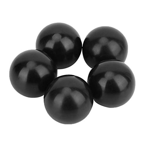 5 stuks M10*35 Zwarte ronde bal Bakelite Lever Knob met ingebouwde koperen schroefmoer 5