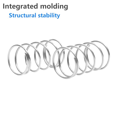 10 stuks Mini roestvrij stalen veren, metalen veren voor vervanging en reparatie, 0,7 x 5 x 15 mm compressieveren, mechanische compressie voorjaar 3