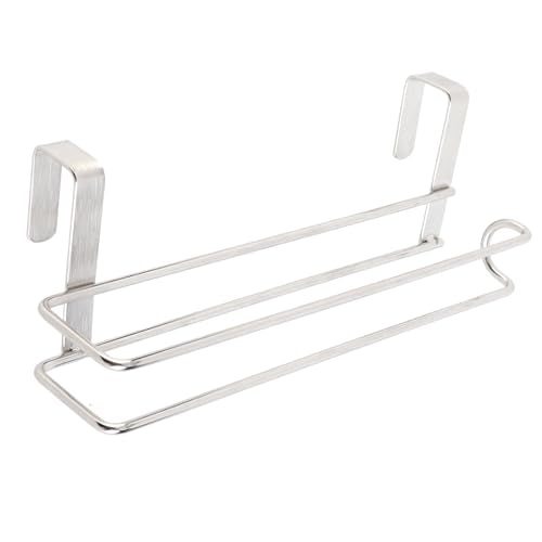 Lange levensduur Roestvrij staal over deurrolrolhouder papier handdoekhouder voor badkamer en keuken 3