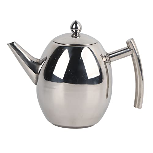 Roestvrij stalen theepot Koffiepot Waterkoker 1L/1.5L Whistling Tea Waterkoker voor los blad en thee zakken (1L) Andere verzamelobjecten 5
