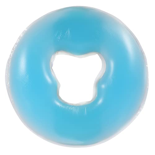 Massage Bed Gezicht Kussen Gezicht Kussen Headrest Zachte Siliconen SPA Massagekussen (blauw)