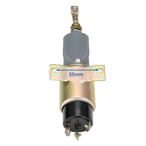 Uitschakelen Solenoid Diesel Fuel Valve Plug Solenoid voor Diesel Engine 24V / eminals: 3