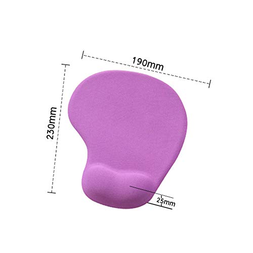 Mouse Pad Siliconen Mouse Pad met Pols Rest Anti-slip Siliconen voor Computer Laptop Office Home (Licht Blauw)