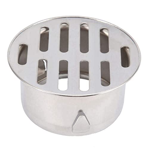 Vloerafvoer, roestvrijstalen antiblokkering voor buitengebruik (75 platte monden)