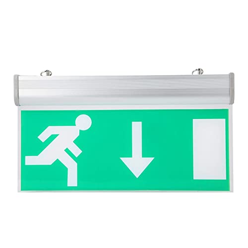 Verlicht LED-paneel, nooduitgang, LED nooduitgang Verlichtingspaneel, veiligheidsteken, veiligheidsdrainlicht 110-220V (Acryl)