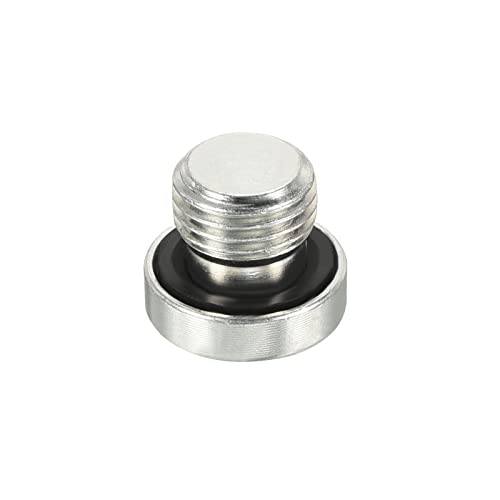 M10*1 Interne Hex Head Pipe Fitting Plug, Man Thread 45# Steel Socket Plug with sealing Ring for End Pipe Ends 5