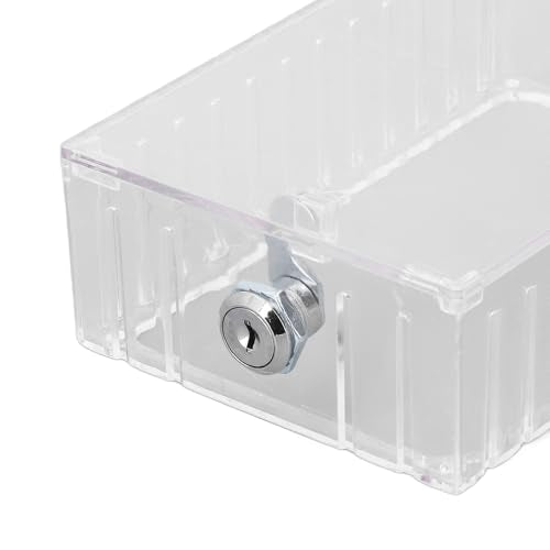 Thermostaatslotkast met Sleutels Secure Guard Energiecontrole Acrylafdekking voor Thuis of Commercieel Temperatuurregeling Helder Beschermd 4