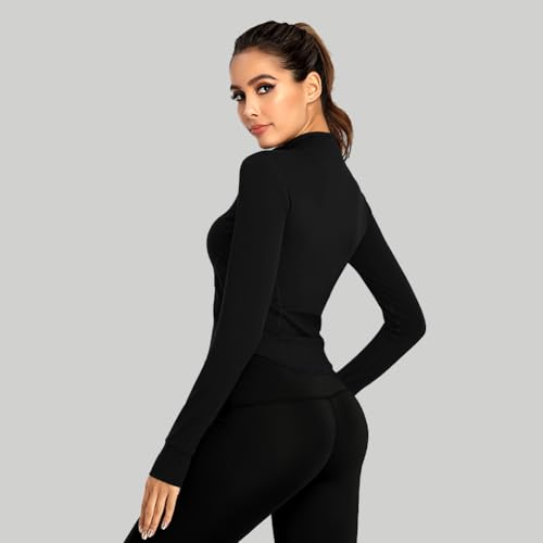 Vrouwen Running Jacket Gym Tops Sport Shirt Slim Fit ademend Activewear Fitness Training Yoga Crop Tops