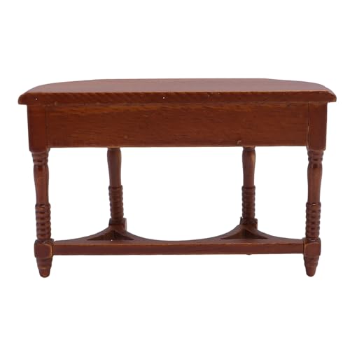 Poppenhuis Half Ronde Tafel, Miniatuur Poppenhuis Meubilair voor Kinderen Home Volwassenen Dochters 5