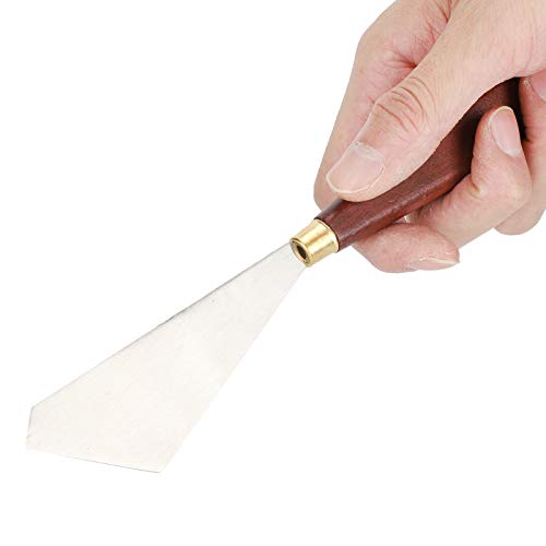 Set van 4 Stainless Steel Pallet Messen voor Artiesten, Schilderen, Spatula's, Palet Messen, Mixing Scrapers voor Olieverf, Acryl Mixing, 4 stuks 5