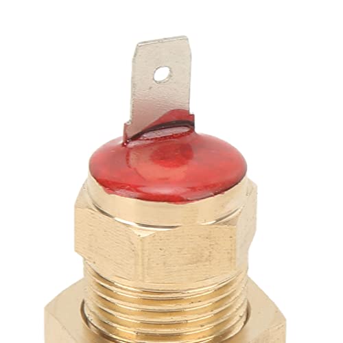 Koelventilator Thermostaatschakelaar voor auto, motor Radiator Koelventilator Thermostaat Temperatuurschakelaar 3/8in NPT Thread 185‐200°F voor 10 12 14 16in Ventilatoren 4
