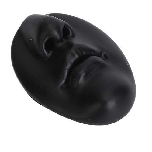 Realistisch 3D Siliconen Neus Model voor Piercing Oefeningen en Display met Stand (BLACK)