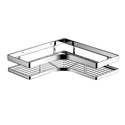 Roestvrij stalen doucherek, zonder boren, voor badkamer organisatie