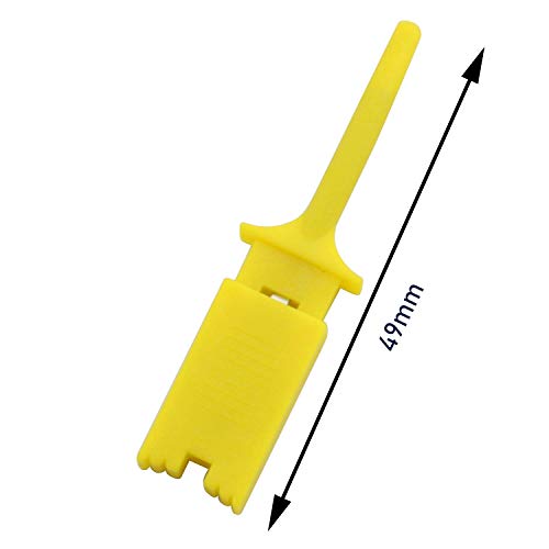 30 st Multimeter Draad Lead Test Hook Clip,Elektronische Mini Test Probe set IC Hook Test Clip voor Reparatie Gereedschap, PCB Tester, Grabber,Multimeter Tweezers Clip