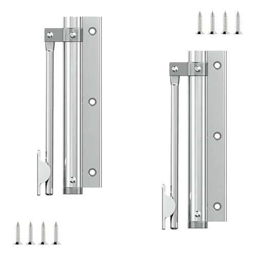 2 stuks deursluiter aluminium verstelbare automatische deursluiter Automatische veerdeursluiter Ondersteuning tot 25 kg voor commerciële thuis