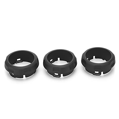 3Stuks Airconditioning Knob Covers, A / C Switch Trim Ringen Geschikt voor Discovery 4 / Sport