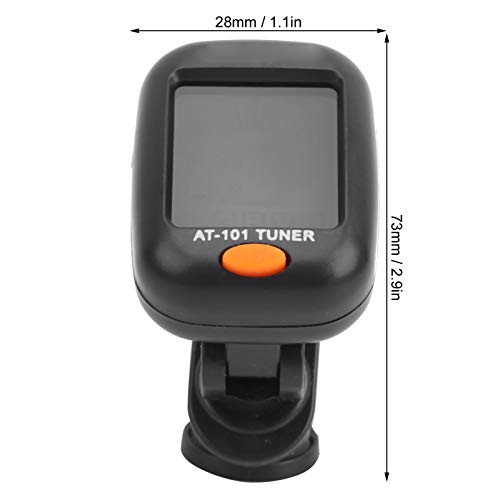 Gitaar Tuner Clip AT-101 Gitaar Tuner Universal Ukulele Bass Clip-On Muziekinstrument Accessoires