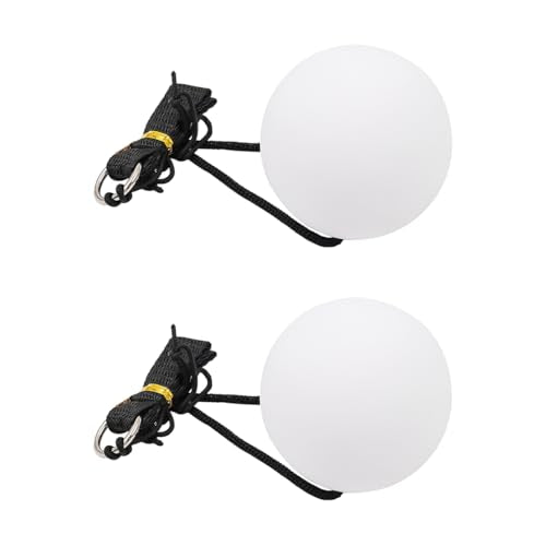 CENPNK Stuks LED Light Up Swinging Balls, Rainbow Colors and Strobe Effects, Poey Balls for Circus Games, Juggling, Light Up Spins, Swings, Belly Dance