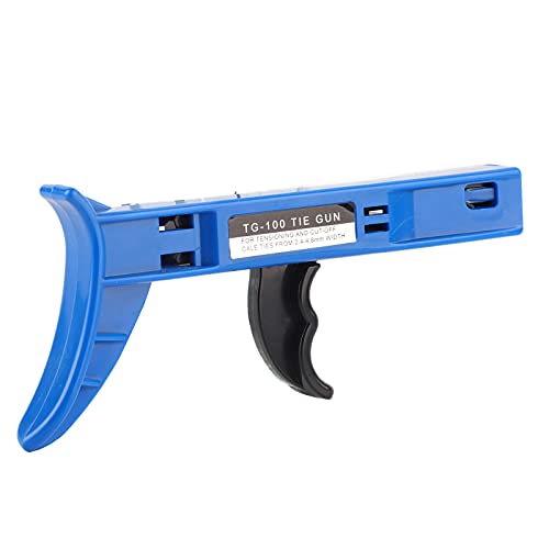 TG-100 Tie Gun, Kabel Tie Tool Plastic Cable Gun bevestigingshulpmiddel Nylon Kabel Tie of bevestigingsmiddelen 2.4-4,8mm, Kabelbanden
