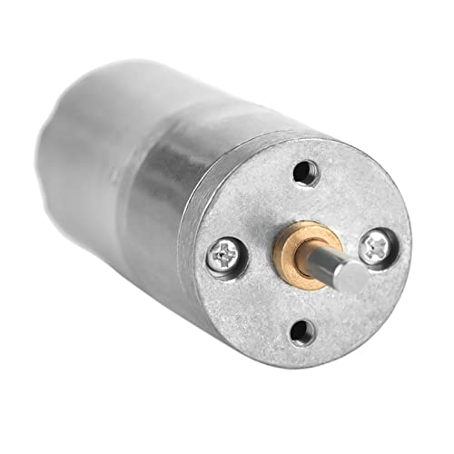 Gear Motor, 1 stuks 25mm DC 12V 25GA-370 Low Speed Metal Gear Motor voor elektronische vergrendeling (12V 1000RPM) 4