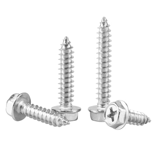 20 st Zelftappende schroeven met flens, M4x8mm 4