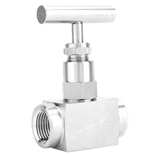 Rechte naald klep, roestvrij staal BSPP vrouwelijke draad rechte naald klep voor water transmissie (1/2 inch) 3