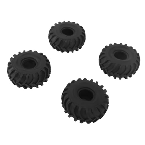 RC Rubber Banden, 4PCS 1.0in Non-Slip RC Crawler Rubber Band voor AXIAL SCX24 1/24 RC Crawler, Zwart 5