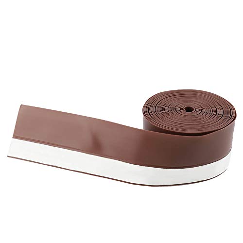 Afdichtingsstrip 5M 45mm voor deuren en ramen - Wind- en stofpreventie - Siliconenrubber voor kasten (Brown) 4