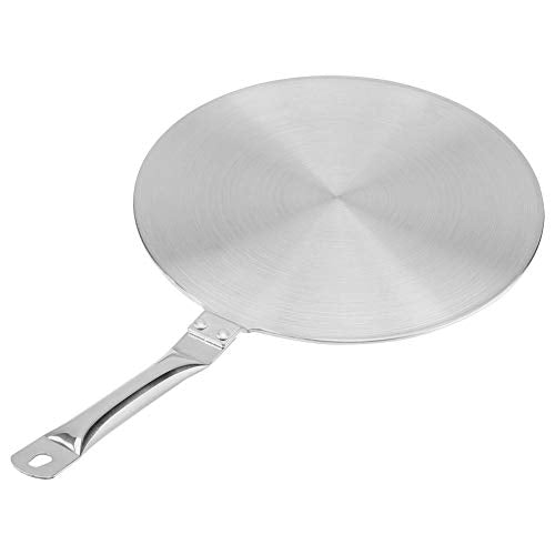 Inductiekookplaat, warmtediffuser, warmtediffuser, roestvrij stalen silverring, warmtediffuser converter voor huishoudens levering van gas/elektrische / inductiekookplaten (20cm)