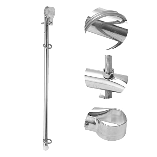 Boot Vlag Pool Marine Vlag PoolMarine Mounted Flagpole, Roestvrij staal Marine Mounted Flagpole Boot Vlag Vlag Pool Mount voor Multi Brush Schepen, Hardware-accessoires 3