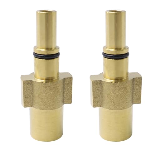 Zee 2 st. Pressure Washer Adapter, 1/4" Female to Bayonet Adapter voor Black & Decker, Bosch AQT, Baricus