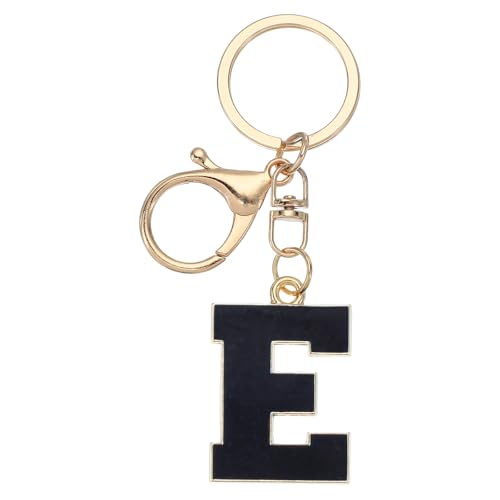 Eerste brief sleutelhanger, Charm voor Alphabet zak sleutelhanger Auto hanger brief en sleutelhanger voor Purse schoudertas rugzak, donkerblauw