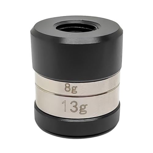 8g Biljartkeu Gewicht Ring Zilver Roestvrij stalen Balance Ring voor DIY accessoire voor verbeterde controle en balans van het zwembad cue 4