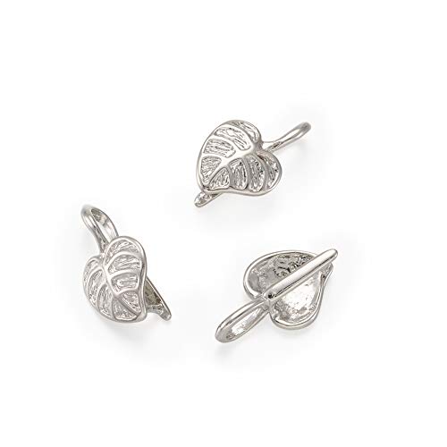 5st messing plaat ijs pick knijpen balken 18 x 11mm lockpinch clip connectoren voor sieraden maken 3