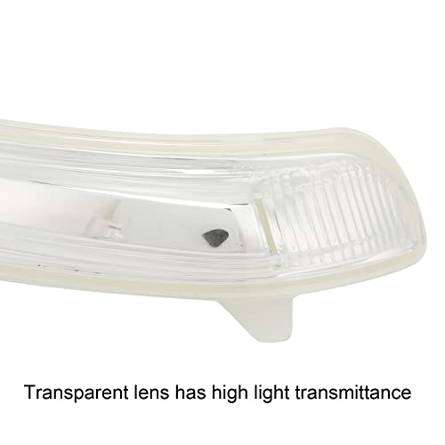 Indicator Lens Outside Mirror, Clear Side Mirror, Indicator Cover Replacement, Compatibel met Peugeot 208 2012-2017 (Rechts 1823808) 5