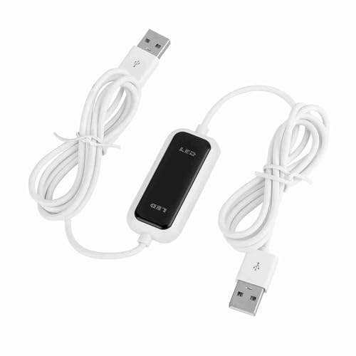 USB 2.0 Bridge Kabel voor Gegevensoverdracht, Online File Exchange Link Adapter voor Laptop PC, Snelle Gegevensuitwisseling en Overdracht