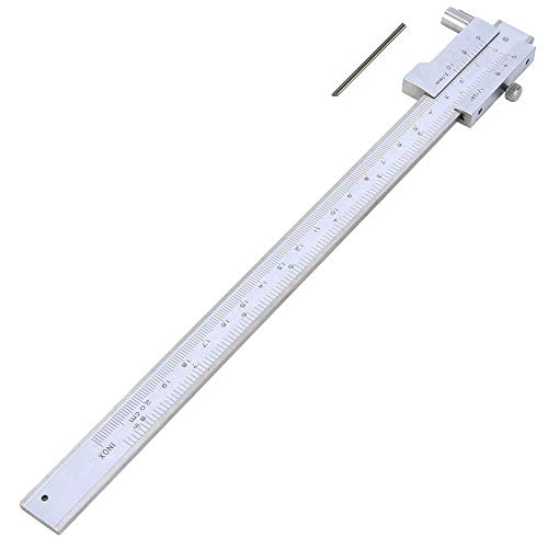 Parallel Crossed Caliper, 0-200mm RVS Parallel Crossed Caliper met Carbide Scratch Pen/Needle, Marking Gauge, Marking Tool