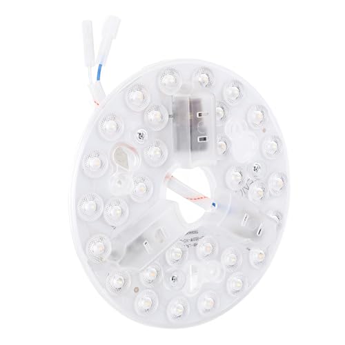 LED Plafond Ventilator Retrofit Panel Plafond Ventilator LED-Fan Light Replacement 5.3 Inch 15W 3CCT 3000K 4200K 6500K Dimbaar met geheugenfunctie voor 3