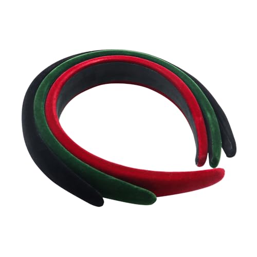Zee 3 stuk Elegante fluwelen hoofdbanden voor vrouwen Haar Breed Geen Slip Hair Band Haar accessoire