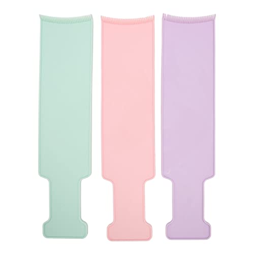 3Stuks Balayage Highlighting Board,Oplichten Bord Kapper Kapper Kapsel Haarverf Sectioning Paddle Set Kapper gereedschap voor het kleuren