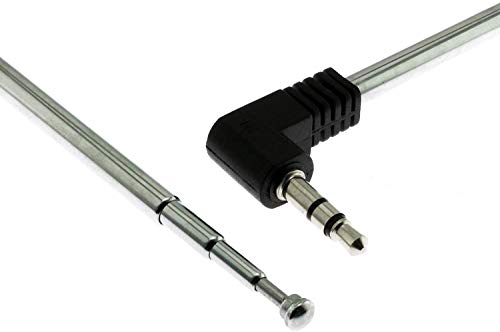 Telescopische FM Antenna (4 Pack) 3.5mm Connector Compatibel met mobiele mobiele telefoon FM Radio Muzieksysteem binnen Radio Bluetooth Stereo Ontvanger AV Audio Vedio Home Theater
