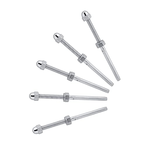 Threaded Stud 10 Pack Roestvrij stalen spanningseinden voor 1/8" Kabelbalksysteem 3