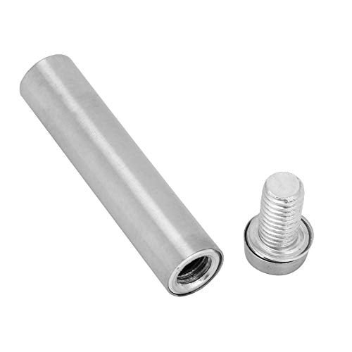 4 stuks Glass Standoff 12 * 60/12 * 80mm RVS reclame Nagel Holle zelftappende schroef (12 * 60mm) Shop Sign Houders (12 * 80mm) 5