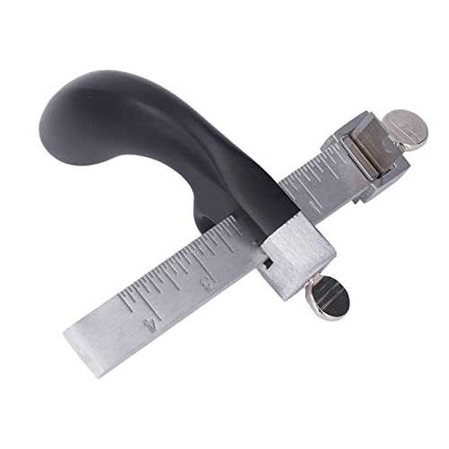 Lederen riemsnijder met verstelbaar blad en handvat, aluminium en staal lederen Lace snijgereedschap voor 4 inch brede riemen, ambachten DIY projecten, huishoudelijke lederen Strips