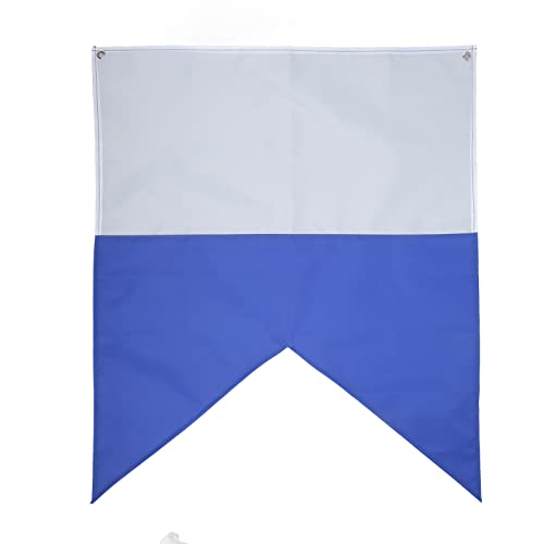 Polyester Diver Down Vlag Blauw Witte Duik Vlaggen, Polyester Diver Down Vlag voor Snorkelen Onderwater Activiteiten Vlaggen